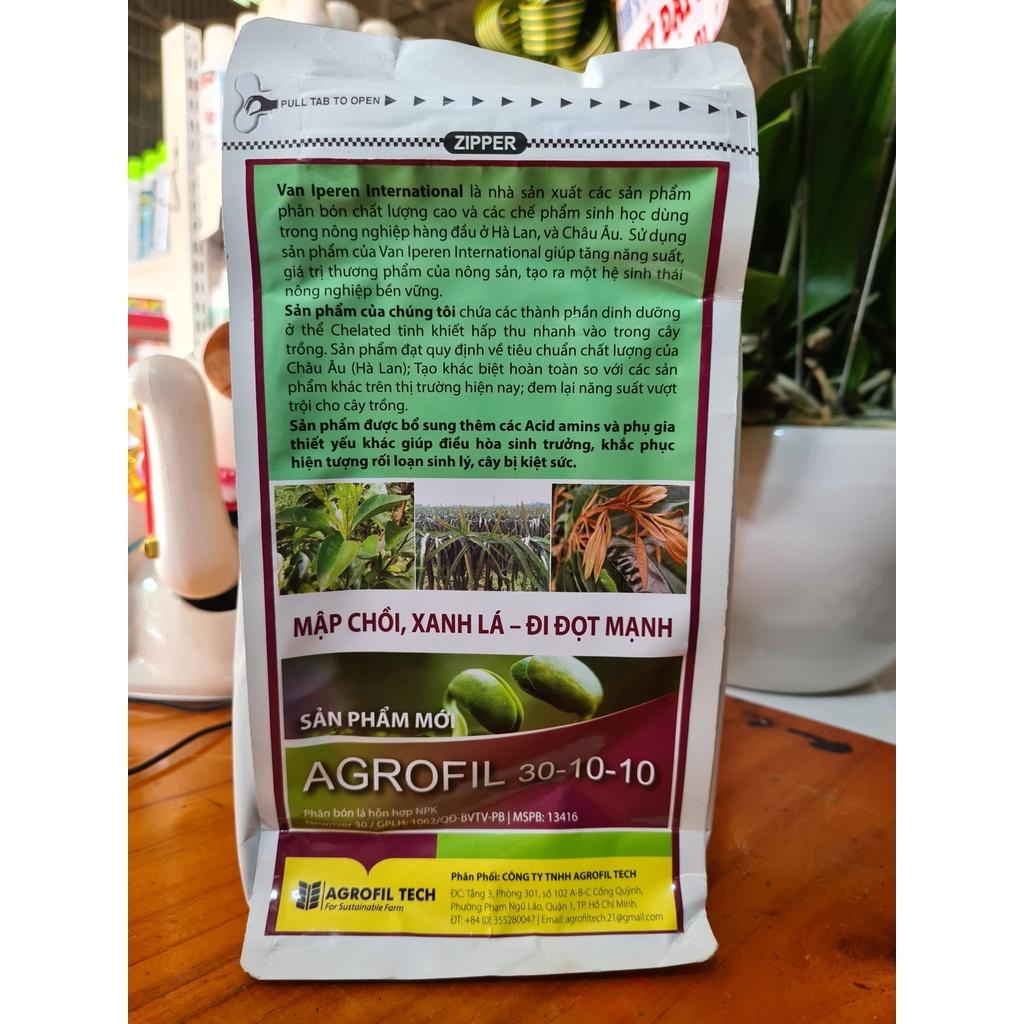 AGROFIL 30-10-10 Mập chồi, xanh lá - Đi Đọt Mạnh (1kg)