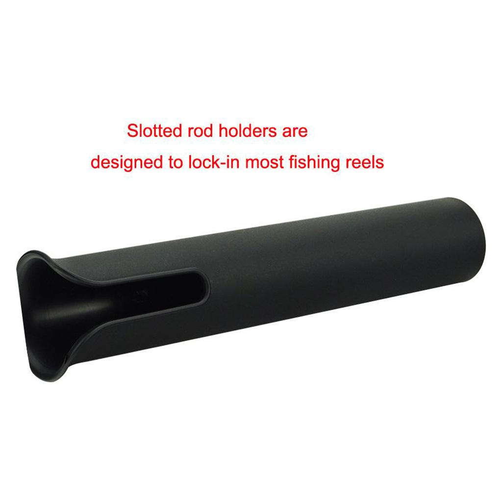 For Kayak Boat Fishing Pole Rod Holder Rack Self Adhesive Truck Wall Black