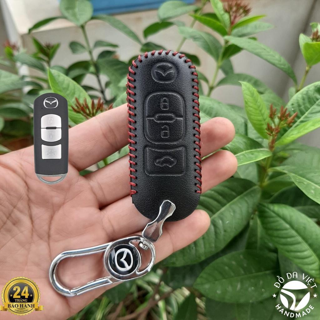 Bao Da Chìa Khóa Mazda 2,3,6,CX5 Bảo hành 2 năm Da bò 100%,