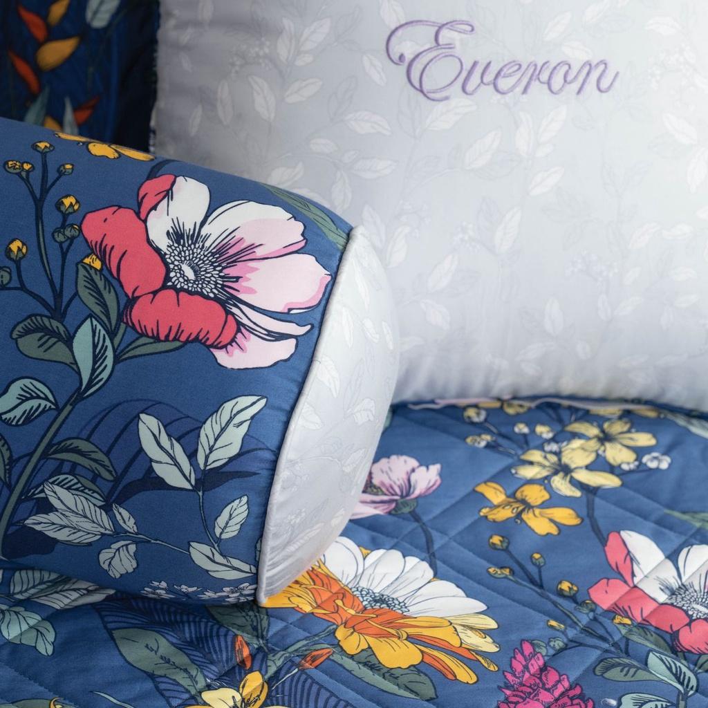 Vỏ gối EVERON Cotton Satin họa tiết hoa EPC23043 nhiều kích thước