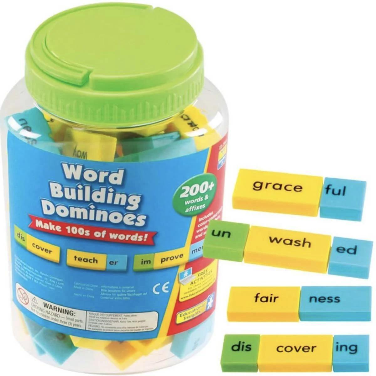 Educational Insights Bộ học ghép từ vựng - Word Building Dominoes (200+ chi tiết)