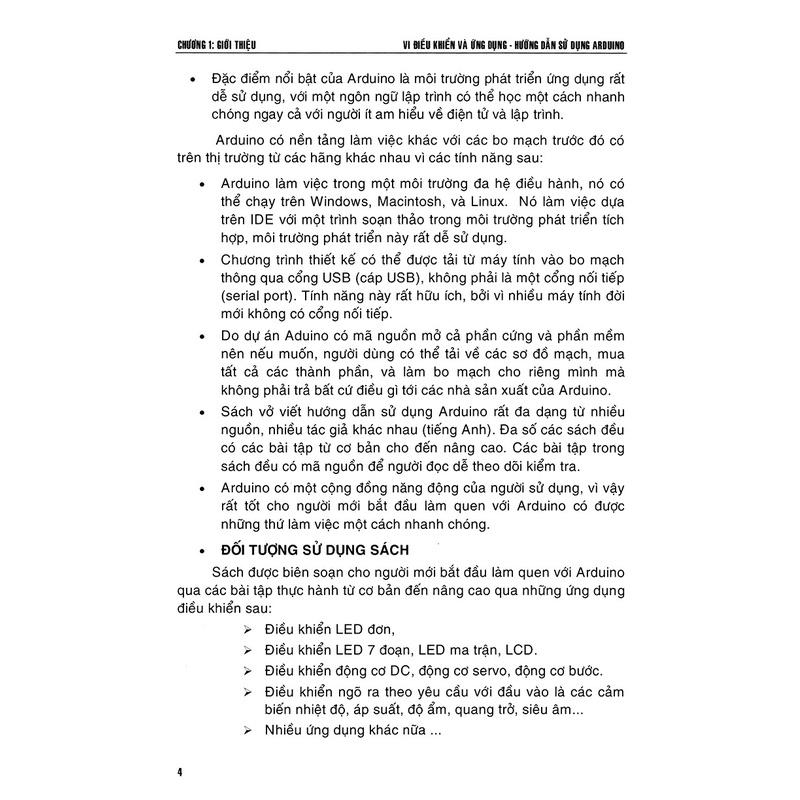 Vi Điều Khiển Và Ứng Dụng - Hướng Dẫn Sử Dụng Arduino