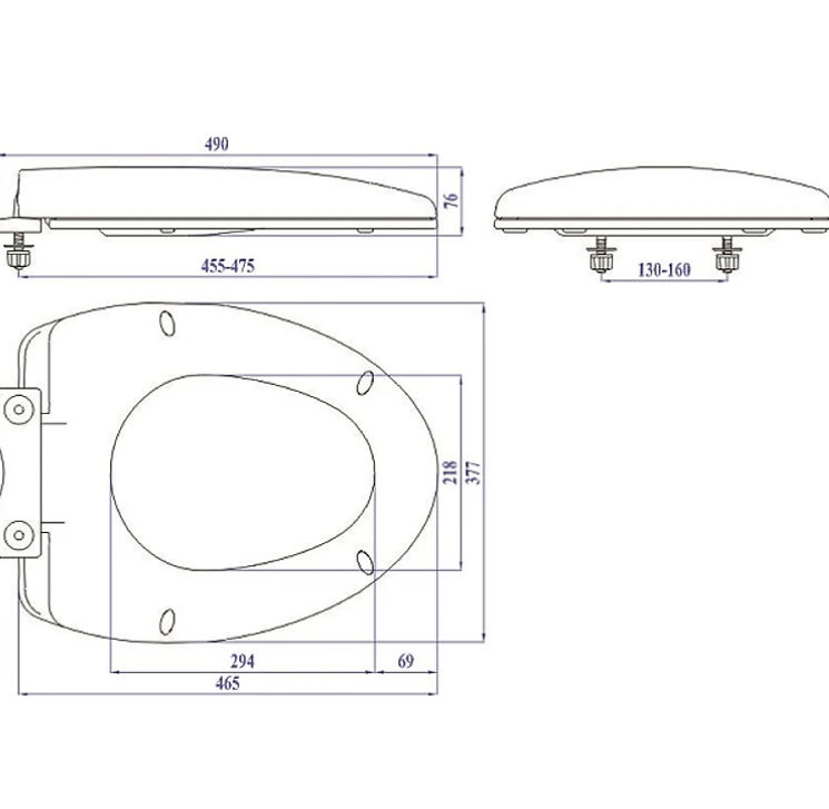 Nắp bồn cầu KG21 cho nhà vệ sinh bằng nhựa cao cấp thích hợp sử dụng với nhiều loại bồn cầu- Hàng chính hãng