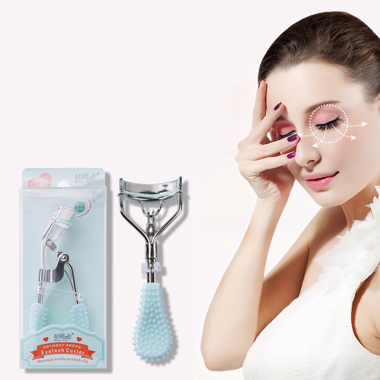 Bấm mi cán gai Massage Handle Eyelash Clip