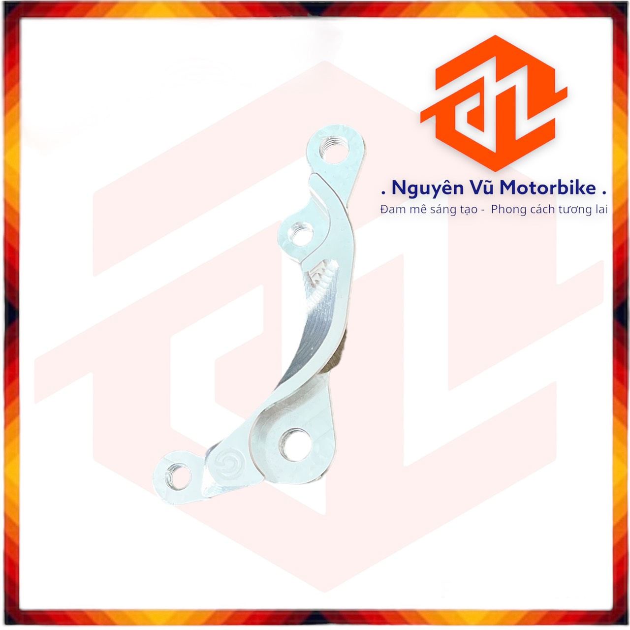 Pass bas trước sirius đĩa 220mm xài heo 2 Piston đối xứng