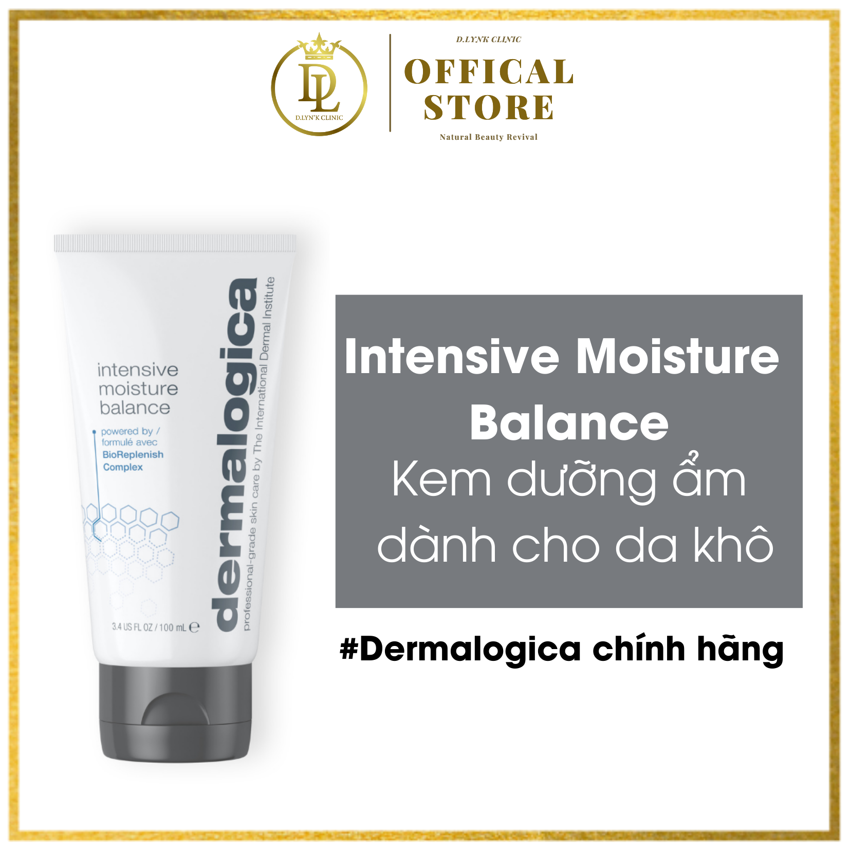 Kem dưỡng ẩm dành cho da khô Dermalogica Intensive Moisture Balance 15ml - 50ml - 100ml