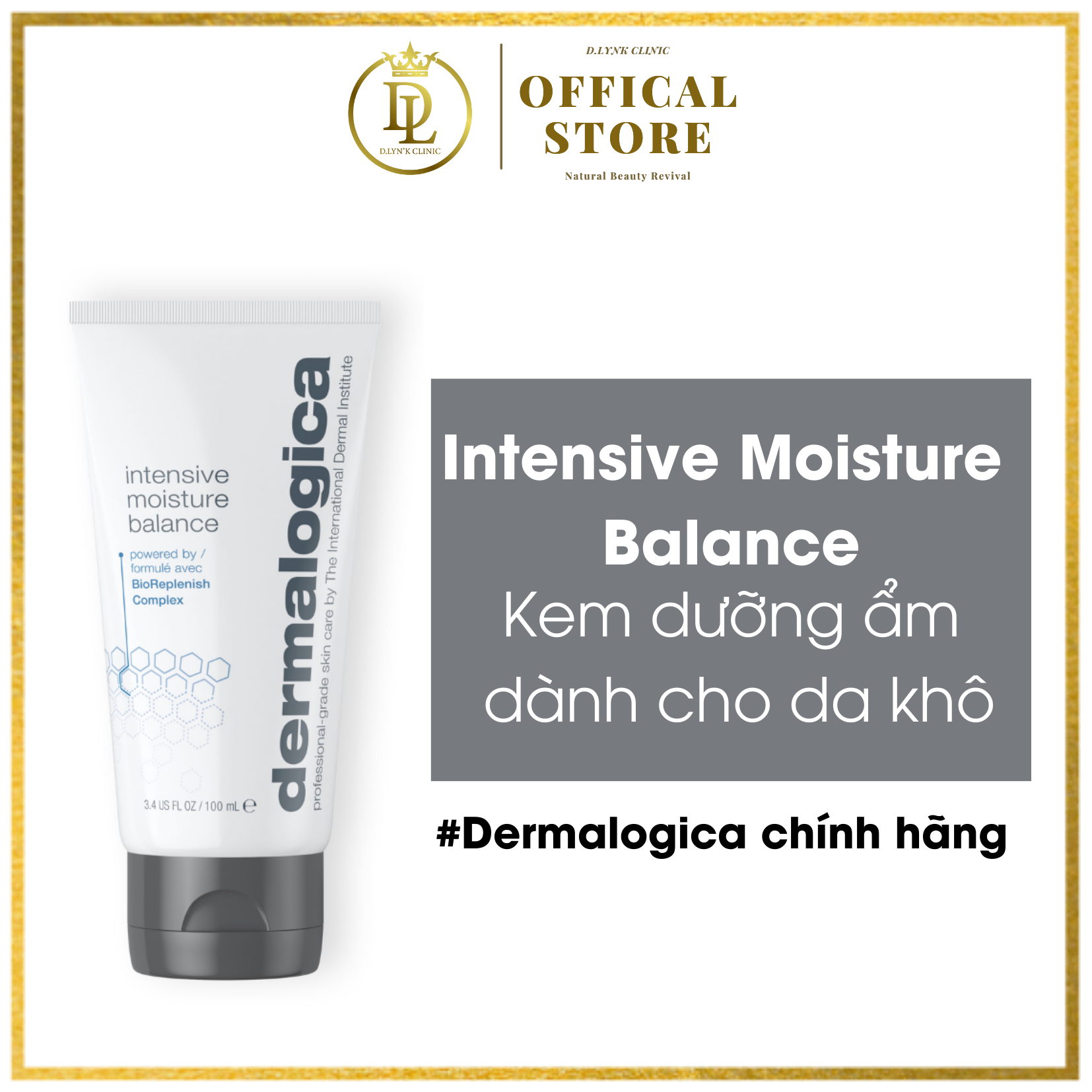 Kem dưỡng ẩm  dành cho da khô Dermalogica Intensive Moisture Balance 15ml - 50ml - 100ml