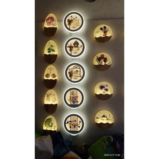 Ảnh thật -Đèn tường trang trí ,đèn buồng ngủ ,đèn tường led DT HQ