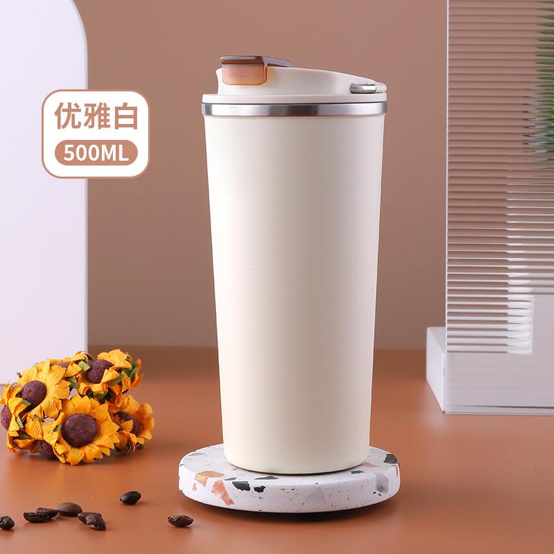 Giá thấp nhất sứ lót cốc cà phê văn phòng kinh doanh nam nữ sinh viên cốc nước ẩn tay cầm di động uống trực tiếp cốc cách nhiệt
