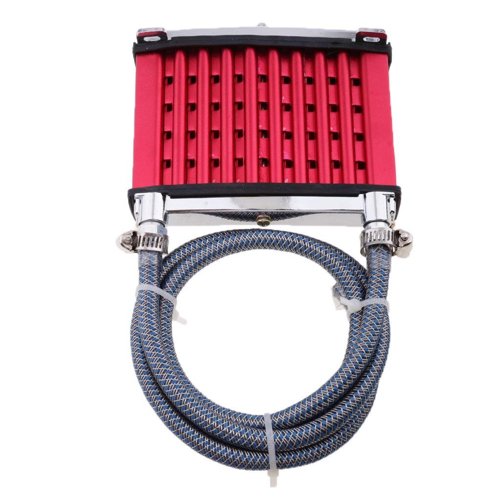 Oil Cooler Cooling Radiator For 50cc 70cc 90cc 110cc 125cc ATV Red