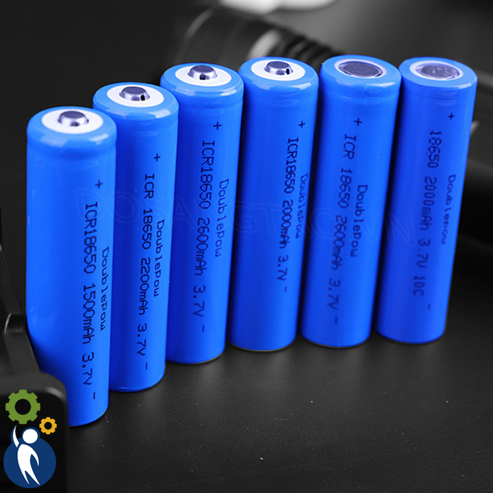 Pin 18650 3.7V Dung Lượng 1500mAh Đầu Bằng