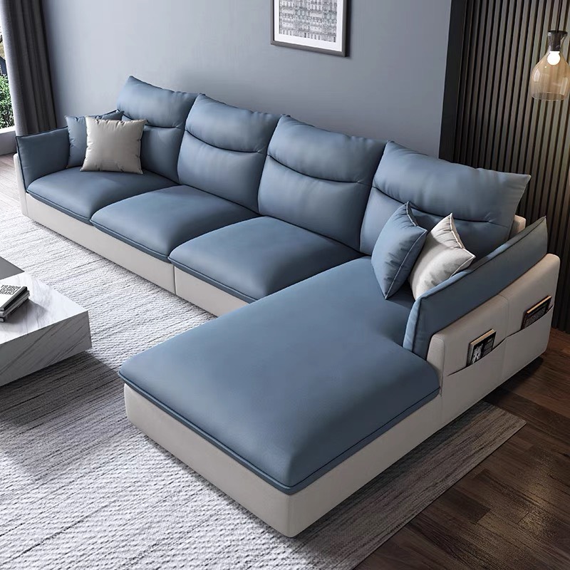 Sofa góc L bọc da Adora