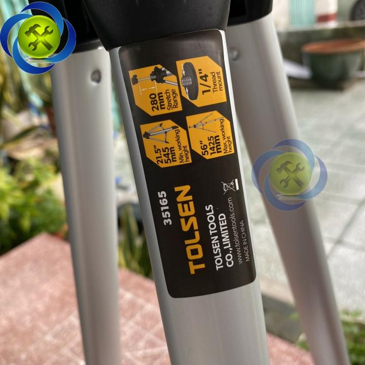 Chân máy cân mực Tolsen 35165 chân cao tối đa 1425mm