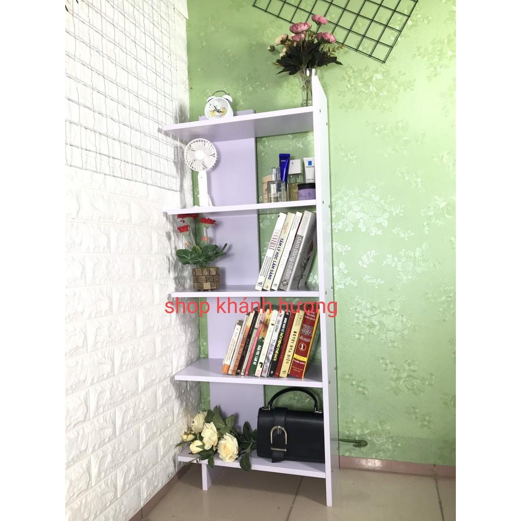 RẺ VÔ ĐỊCH KỆ SÁCH LẮP GHÉP 5 TẦNG MÀU TRẮNG SANG TRỌNG