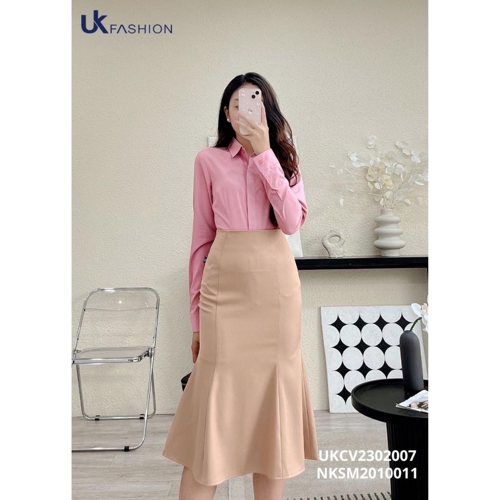 Chân Váy Đuôi Cá NK FASHION Kiểu Dáng Basic Tôn Dáng Thanh Lịch Chất Vải Nhập Hàn Không Nhăn Xù UKCV2302007