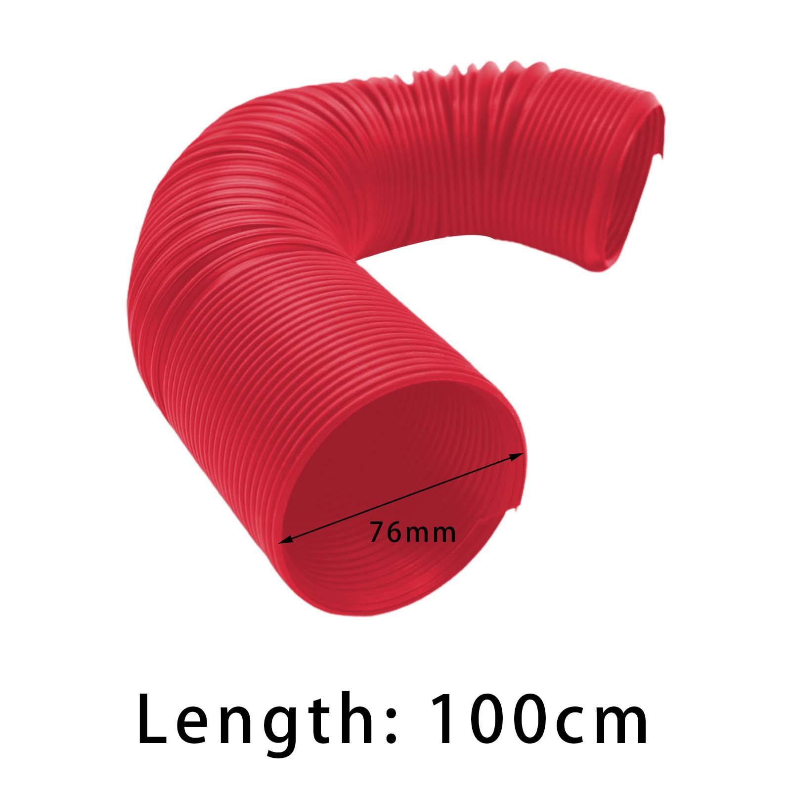 Car Flexible Air Intake Hose Pipe Universal Car Parts, Air Intake System Cold Air Ducting feed Hose, Flexible Expansion Pipe for Vehicles