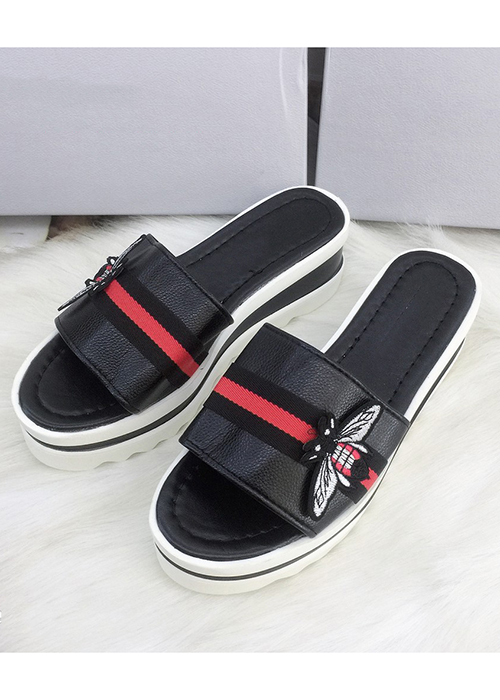 Dép bánh mì đế cao 3cm MT55