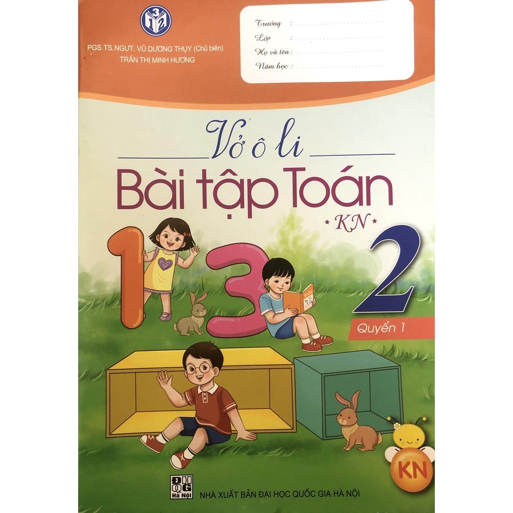 Bộ vở ô li bài tập Toán lớp 2 Kết Nối