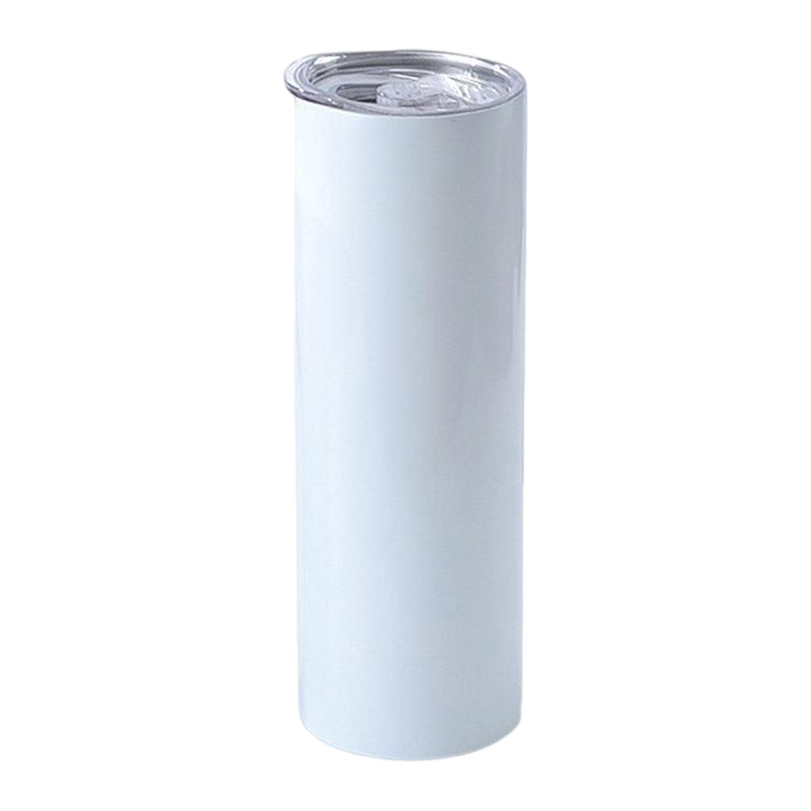 Sublimation with Lid Water Tumbler for Heat Transfer DIY Gift