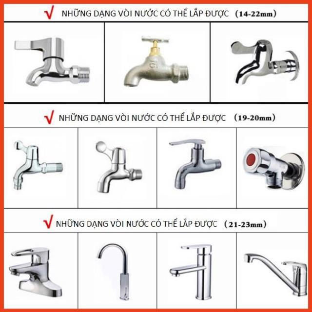Bộ dây vòi xịt nước rửa xe, tưới cây, tăng áp 3 lần, loại 20m 206701-3 đầu đồng,cút đồng+tặng mở chai