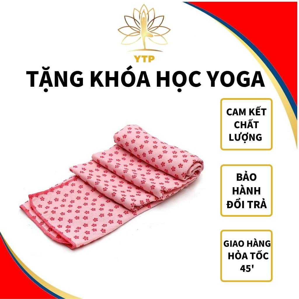 Khăn Trải Thảm Yoga S1KTT01 Chất Liệu Microfiber Dày Chống Trượt Thấm Mồ Hôi Cao Cấp