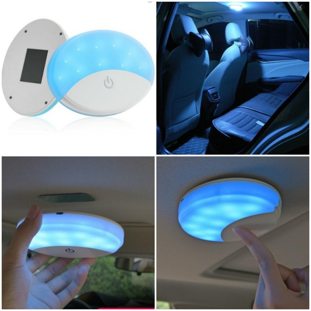 Đèn Led Trần Sạc Nút Bật Chạm Cảm Ứng Cho Ô Tô