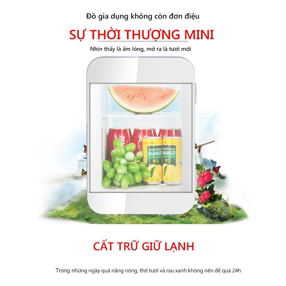 Tủ lạnh mini 8L dùng trên xe oto, gia đình, tủ lạnh mini