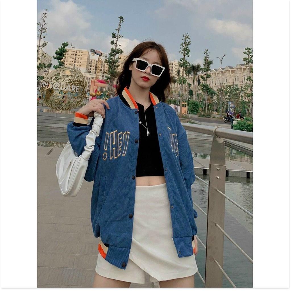 ÁO KHOÁC NỮ BOMBER UNISEX NHIỀU MÀU SẮC XINH XẮN KHÁNH AN FASHION