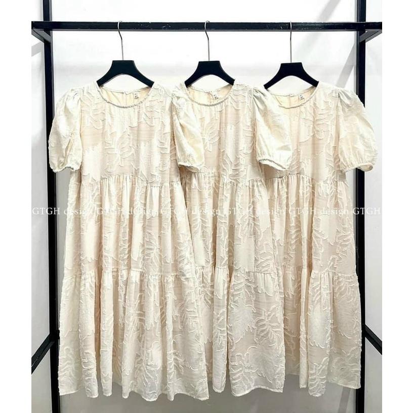 Đầm Bầu Váy Bầu cao cấp dáng suông Chất Lụa Hàn Mềm, siêu mát Thấm Mồ Hôi Tốt, Freesize từ 45 đến 70Kg