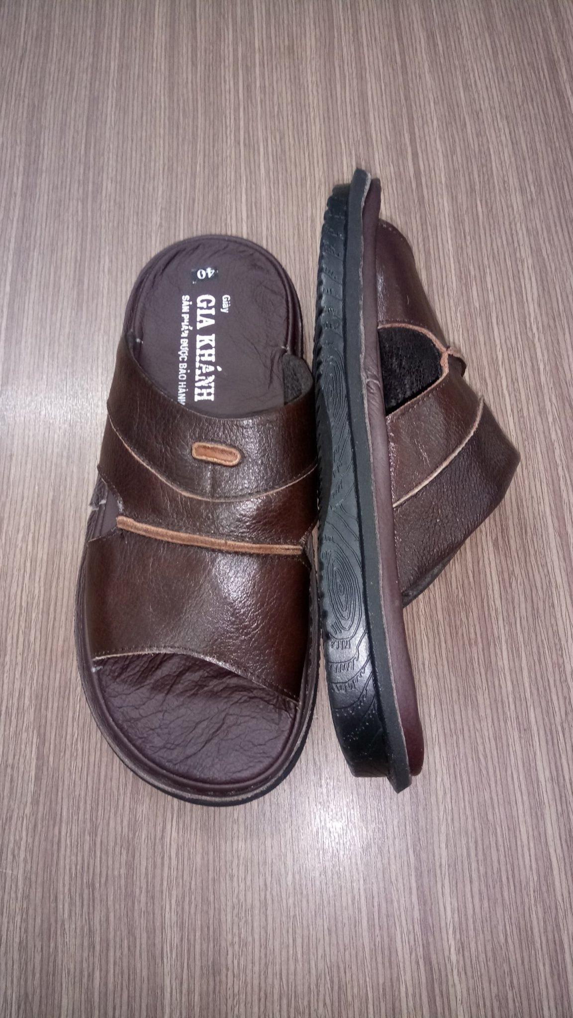 dép da nam cao cấp Gia Khánh GK0147