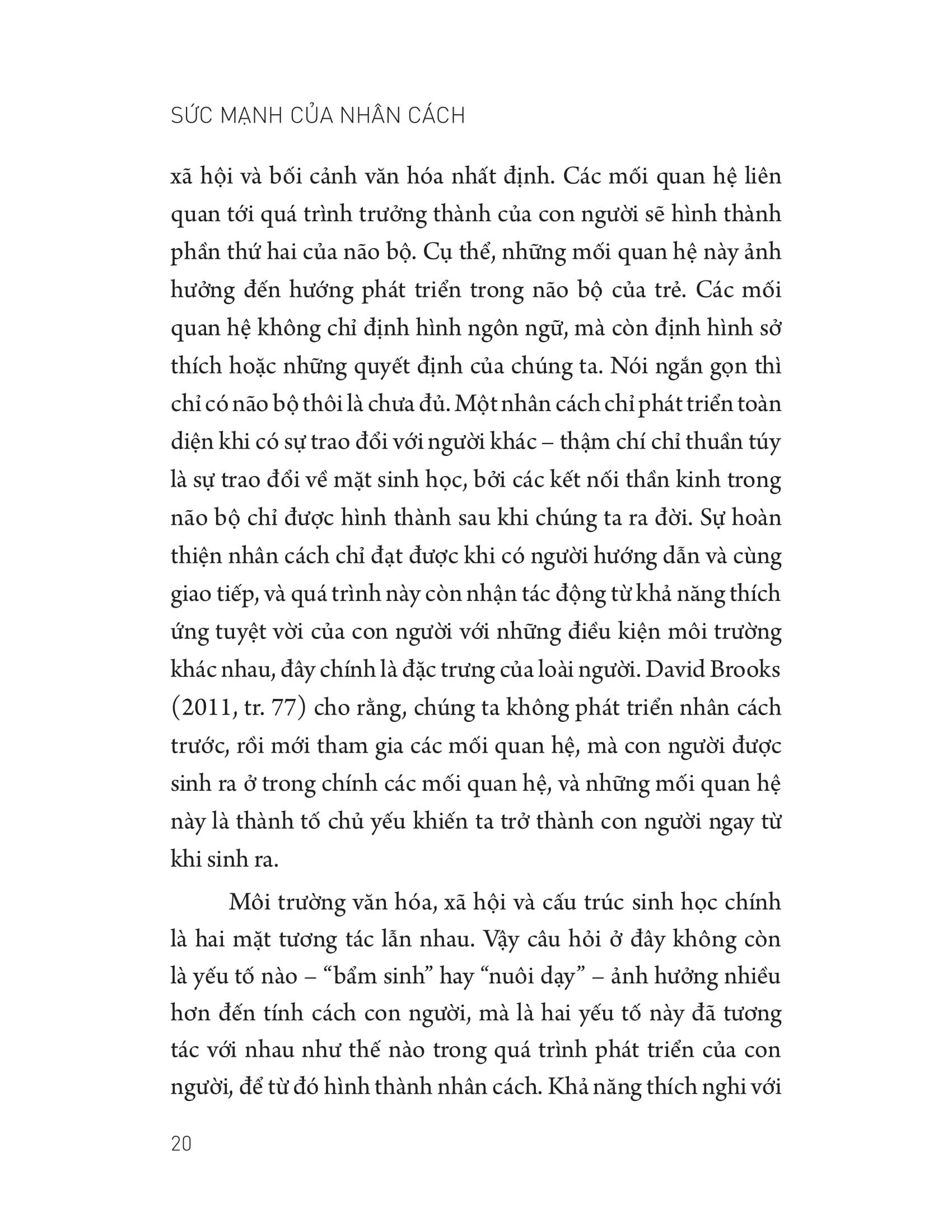 Sức Mạnh Của Nhân Cách