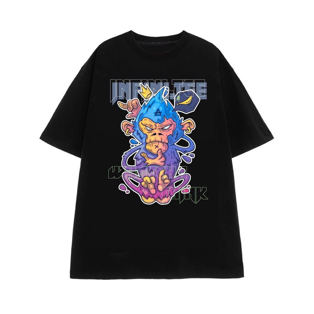 Áo thun in hình FNI.814.Thun 100% COTTON - form rộng UNISEX.