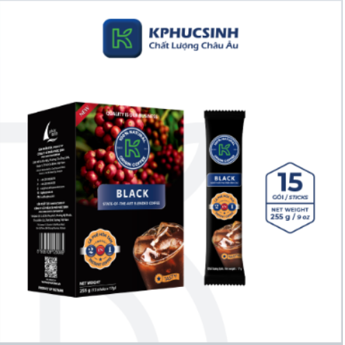 Cà phê hòa tan K Coffee 2 in 1 Delight cà phê đậm vị 17g (combo 5 Stick)