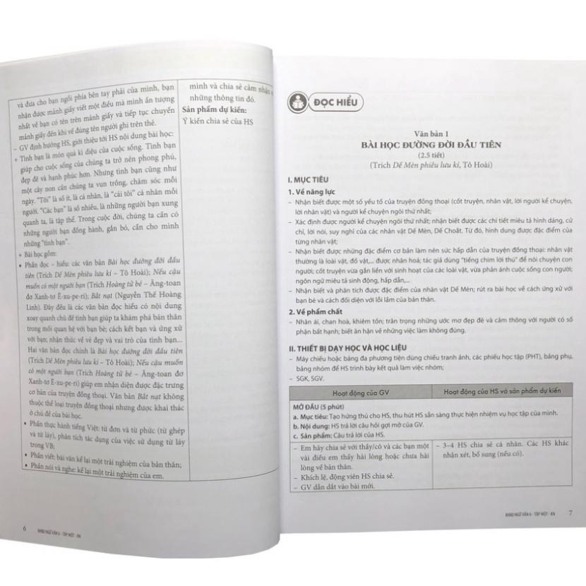 Sách Kế hoạch bài dạy Ngữ Văn 6 tập 1 (Hỗ trợ GV thiết kế kế hoạch dạy học Ngữ Văn 6 - Kết Nối)