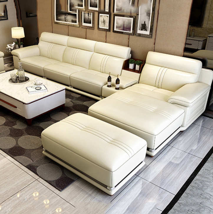 Sofa da góc L cao cấp Tundo HDCT-05