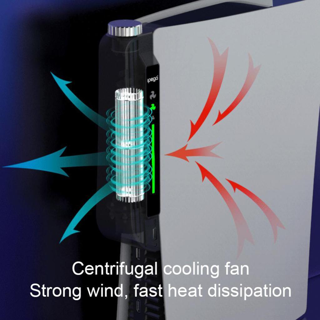 PS5 Fan Cooling Fan Three-Speed Wind Cooling Fan PS5 for Play