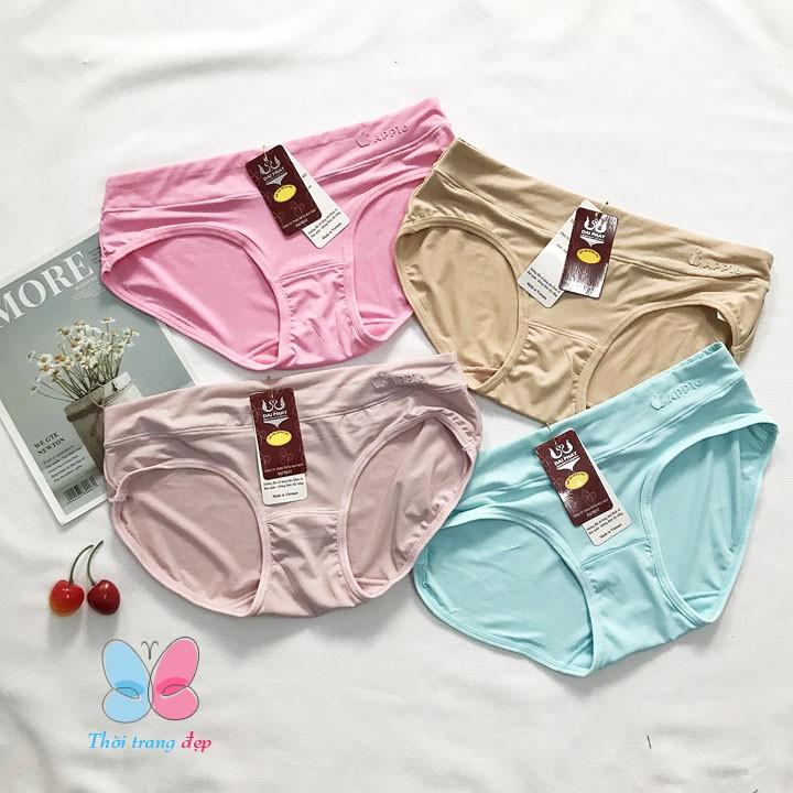Quần lót nữ thun lạnh mềm freesize cỡ L từ 45-52kg - QL3262