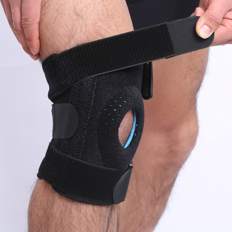 Đai bảo vệ đầu gối AOLIKES A-7915 lò xo đàn hồi trợ lực hỗ trợ dây chằng khớp gối sport knee pad