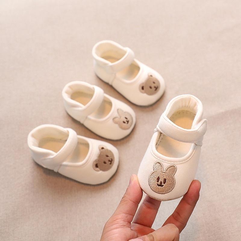 Giày tập đi cho bé từ 0-2 tuổi chất liệu hữu cơ
