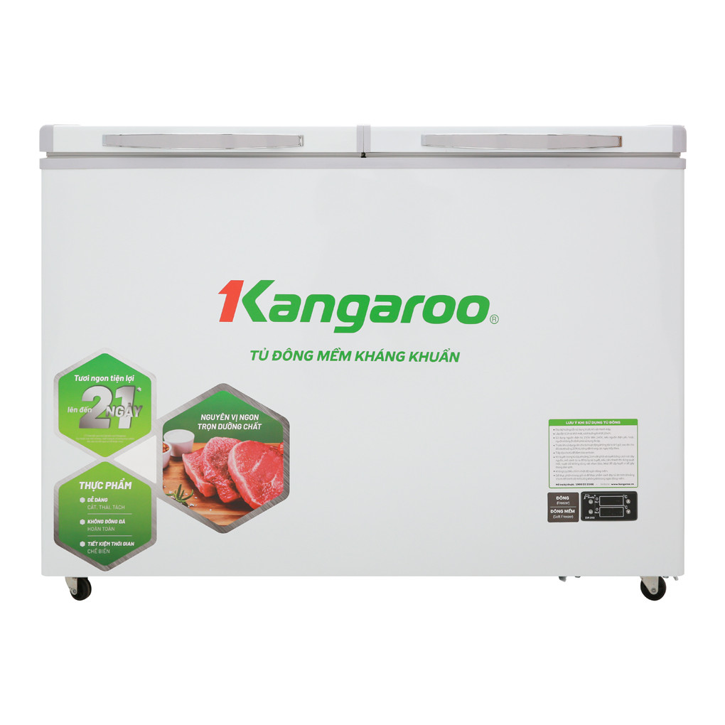 Tủ đông mềm Kangaroo 252 lít KG408S2 - Hàng chính hãng