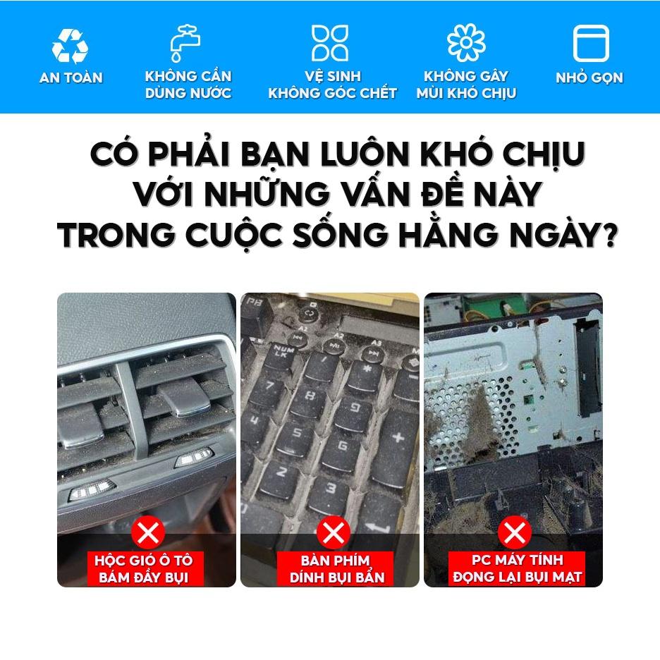 Gel Vệ Sinh Bàn Phím Vệ Sinh Lọc Gió Xe Ô Tô Slime Làm Sạch Mọi Góc Nhỏ Trên Xe Hơi Không Bám Bẩn Lên Tay QC-049 QC-049