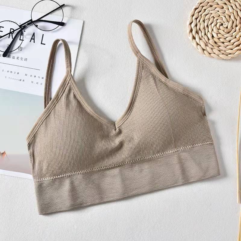 Áo bra chữ U Cotton THUN GÂN Mềm Mại, mút nâng ngực dày đẹp, Không Gọng Cao Cấp hàng xuất Nhật
