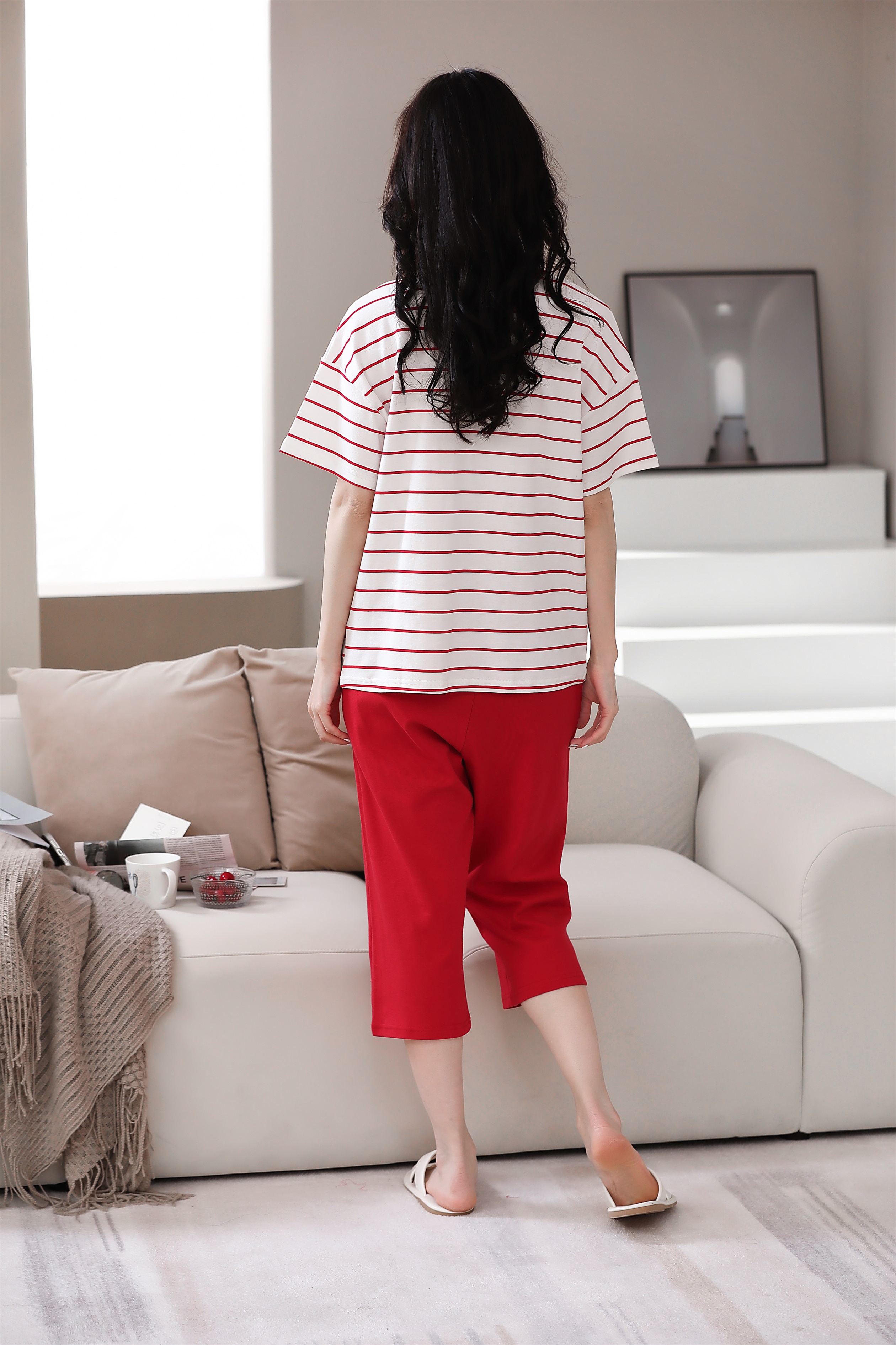 Quần áo mặc nhà cotton 5504