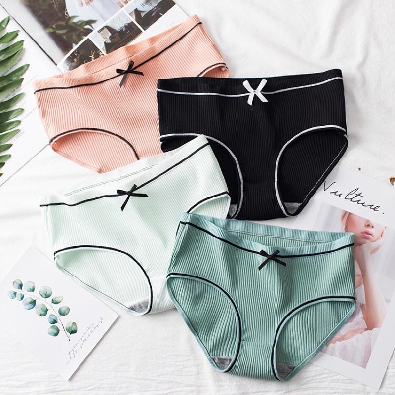 Set 10 Quần lót hàng Quảng Châu Vải cotton mềm mịn thoát khí