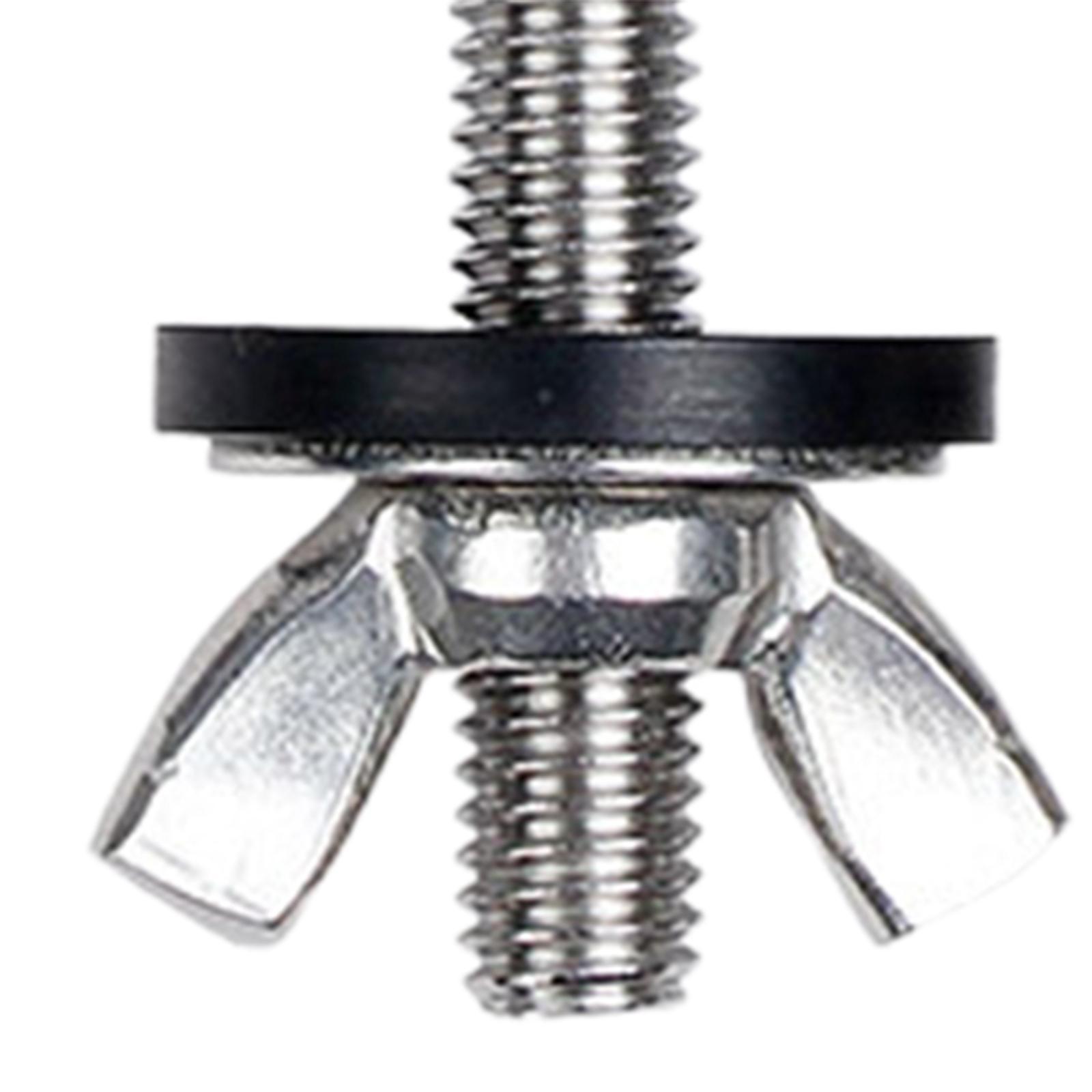 2 Pieces Toilet Tank to Bowl Bolts Sealing Gasket Hardware Stainless Steel