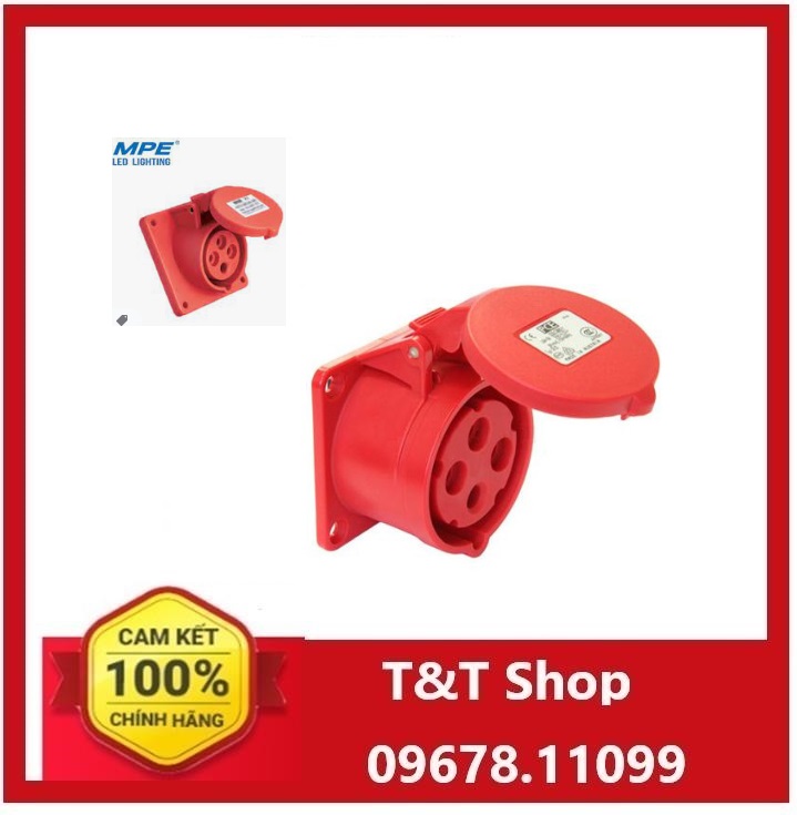 Ổ cắm công nghiệp 3 pha lắp cố định MPE