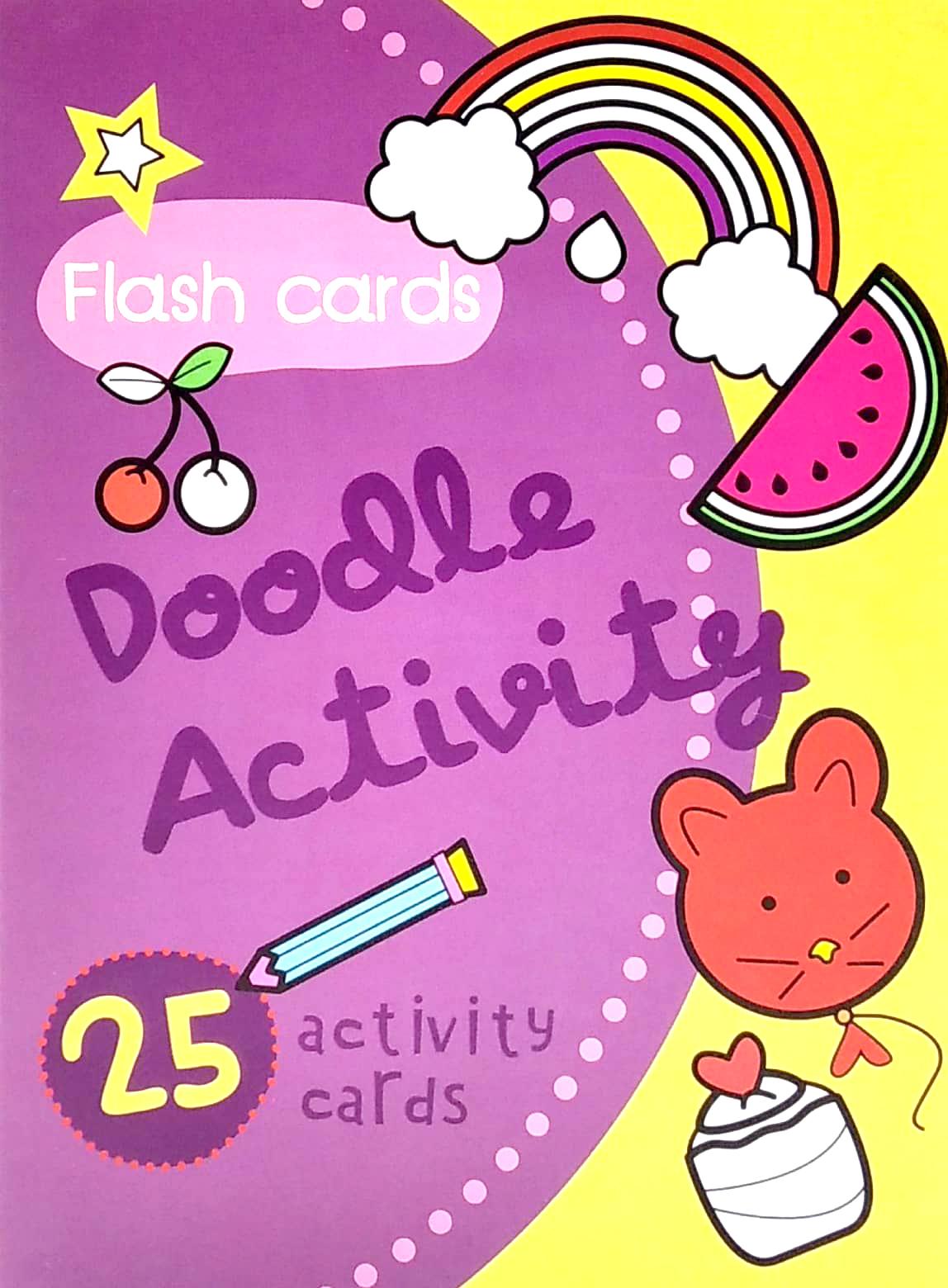 Flash Card - Doodle Activity Purple (25 Activity Cards)