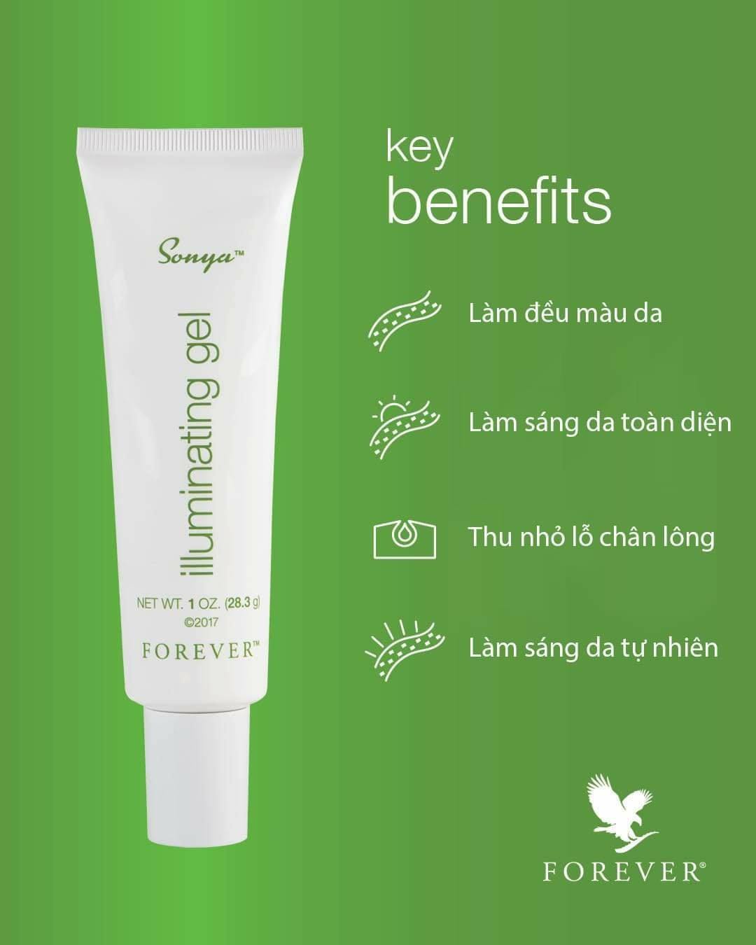 illuminating Gel (#606) của Forever - sản phẩm gel làm sáng da