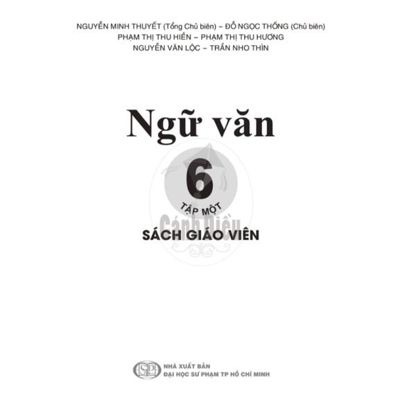 SGV Ngữ Văn Lớp 6 Tập 1 Cánh Diều Dành Cho Giáo Viên