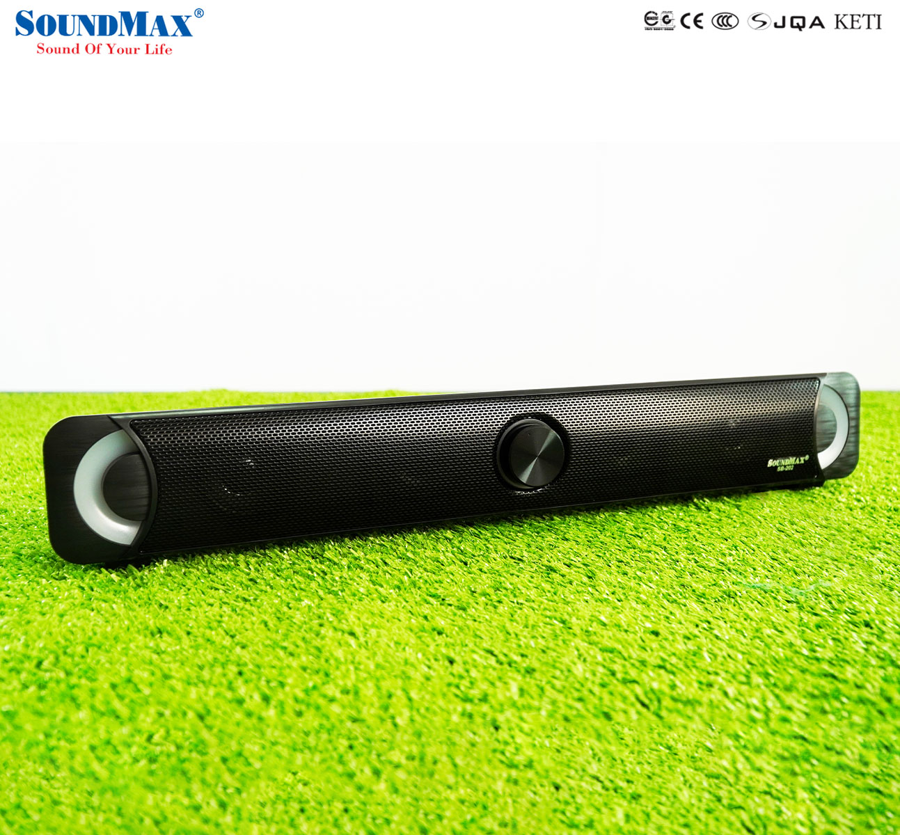 Loa Vi Tính SoundMax SB202 2.0 12W - Hàng Chính Hãng